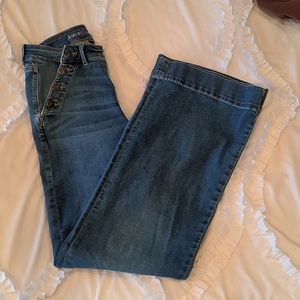 AE sz. 6 Wide leg sailor jean